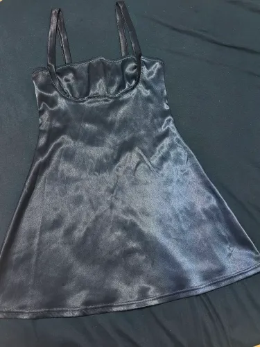 Vestido azul cintilante