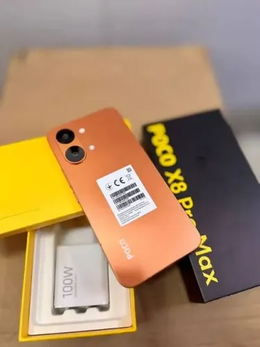POCO X8 Pro Max 12/256gb Laranja, Impeecável