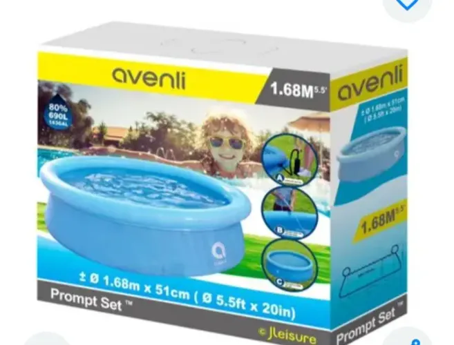 Piscina Infantil Inflável Redonda Jilong 1000L - Prompt Set