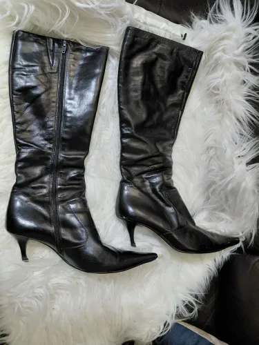 Combo botas de couro