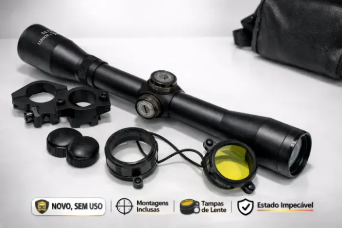 Luneta 3-9x32 Nova - Completa com Suportes e Tampas - Nunca Usada