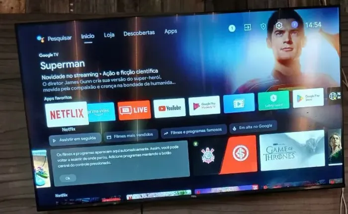 43 polegadas smart tv