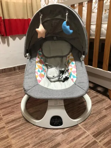 Cadeira de balanço elétrica para bebê