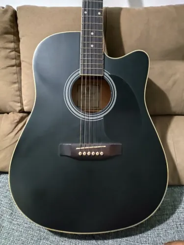 Violão acústico elétrico