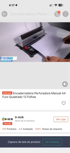 Encadernadora/ Perfuradora