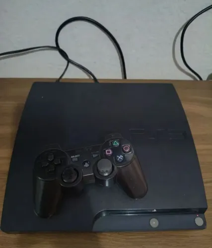 PS3 Desbloqueado com controle e Jogos