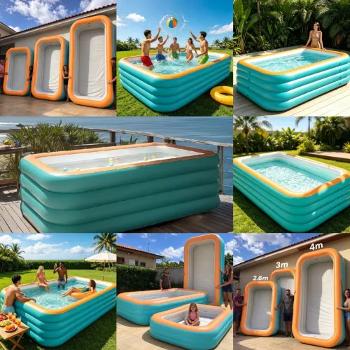 PISCINA INFLÁVEL DE PVC