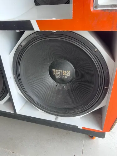 Par de alto falantes Eros 3k 3.0 target bass 4 ohms originais 