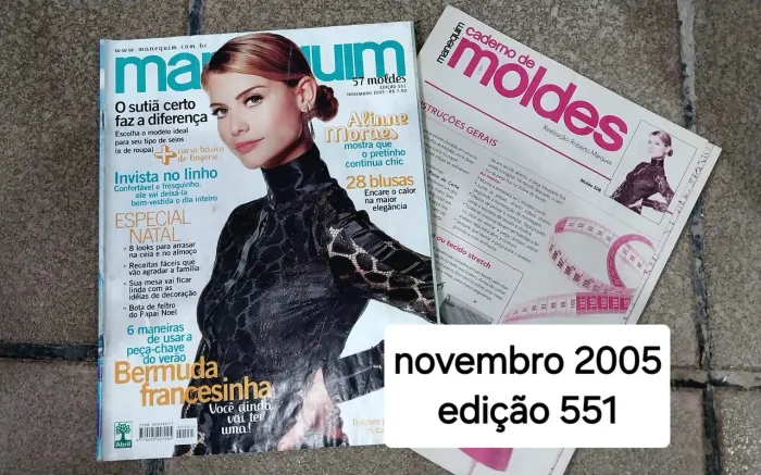 Revista manequim antiga 