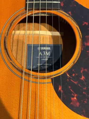 Violão Yamaha AC3M ARE Natural - Aço + Bag Original