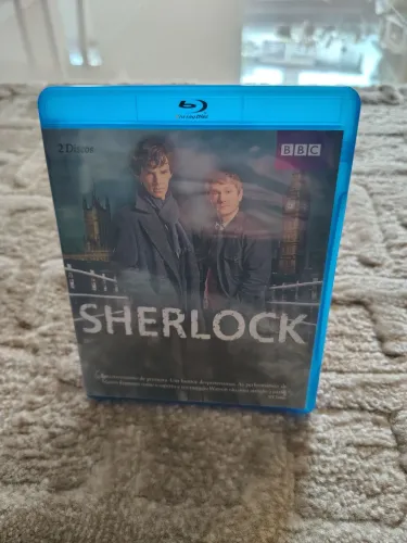 Blu-ray Sherlock Temporada 1 BBC c/ Benedict Cumberbatch e Martin Freeman