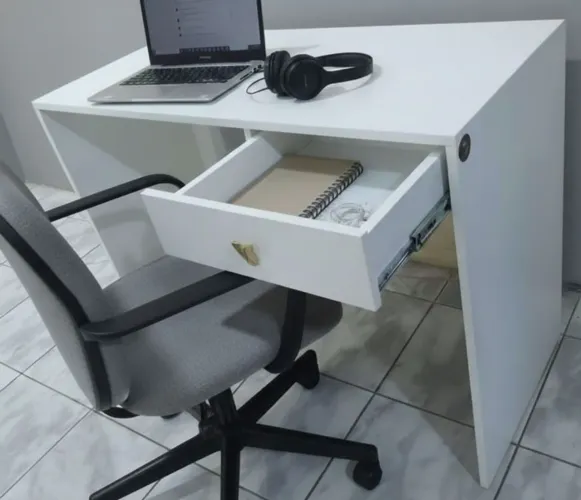 MESA MDF COM GAVETA FRETE GRÁTIS