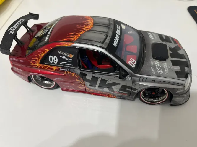 Miniatura Subaru Impreza WRX STi 1:18 Jada Import Racer - Raridade JDM / Drift