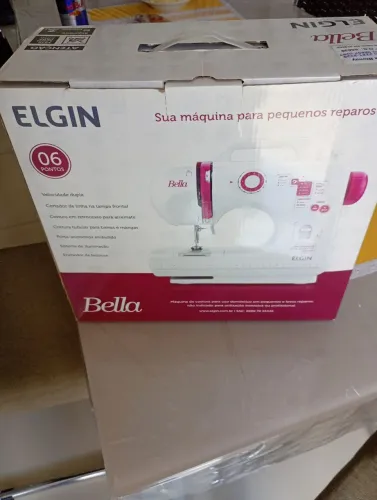Máquina de custura Elgin 06 pontos velocidade dupla cortador de linha frontal costura em