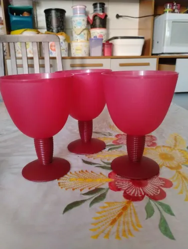 Kit taça dá Tupperware 