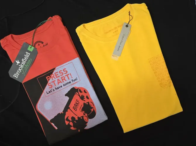 VDO DUAS CAMISAS Calvin Klein e Broksfield