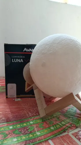 Luminária LED de Mesa Modelo Luna 1,5W Bivolt 110V/220V