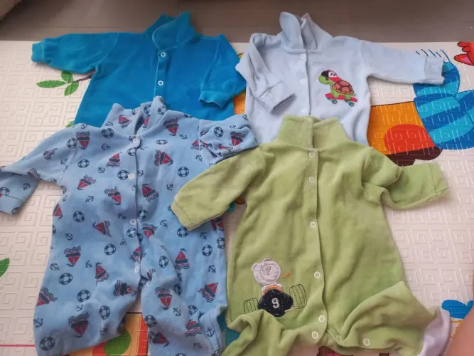 Kit 4 macacões de frio para bebê
