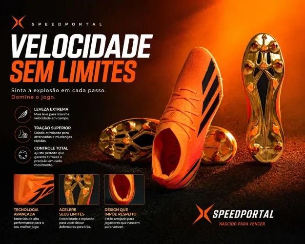 Chuteira Profissional Speedportal Adidas