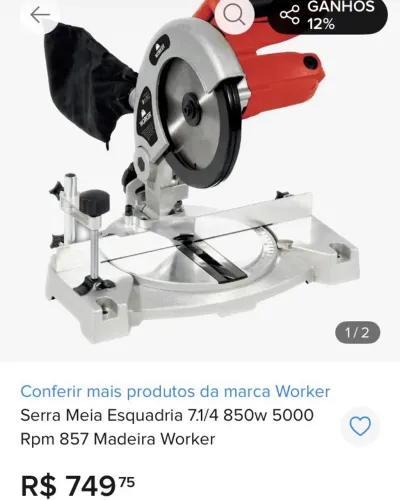 Serra meia esquadria