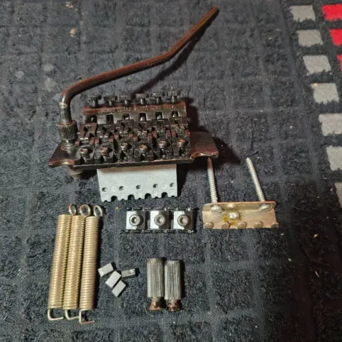 Ponte Floyd Rose guitarra preta