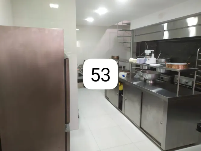 Cozinha completa restaurante