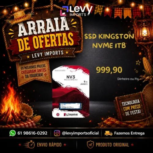 SSD Kingston NVME 1TB Lacrado