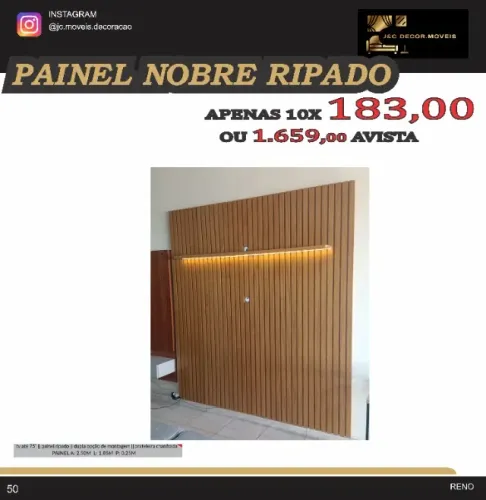 PAINEL NOBRE RIPADO MDF