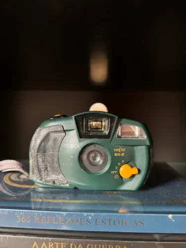 Câmera Minolta Vectis GX-2 Vintage antiga Decoração
