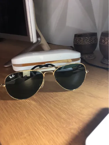 Óculos Rayban Aviator lente verde 