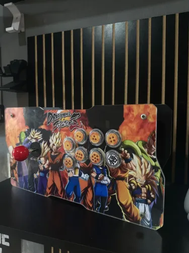 Controle Arcade DBZ Botões 2nd impact