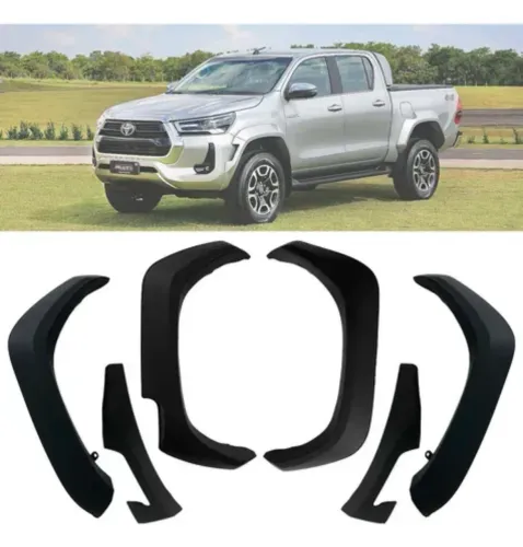 Kit alargador Paralama Hilux SRX Plus 2024 2025 2026