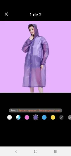 Capa de chuva Plus GG