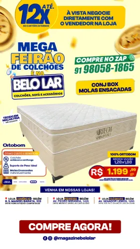 Cama Box Molas Ensacadas