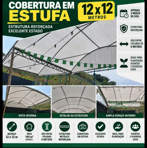 Cobertura estufa