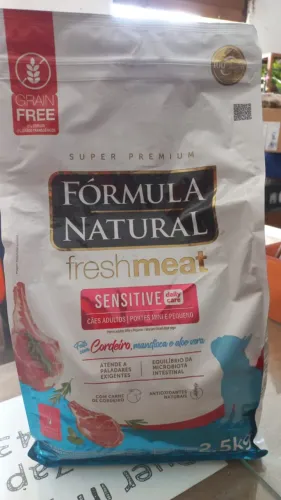 Ração Formula Natural - super premiun - Fresh Meat - cordeiro - 2,5 kg