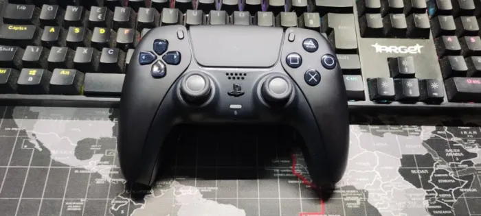 Controle Profissional DualSense PS5 Paddles, analógicos, clique de mouse e TMR Warzone COD