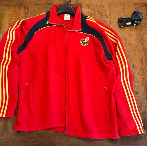Casaco Agasalho Espanha Adidas Retro 2008/2009 Original Eurocopa