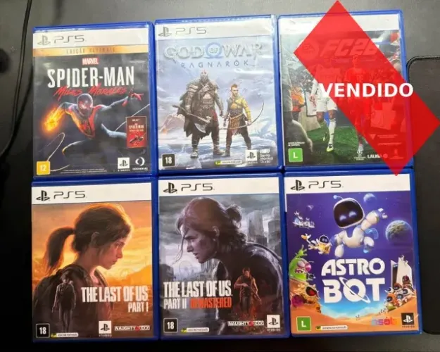 Jogos PS5 (estado de novo)