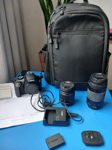 Canon 4000D completa + tripé 