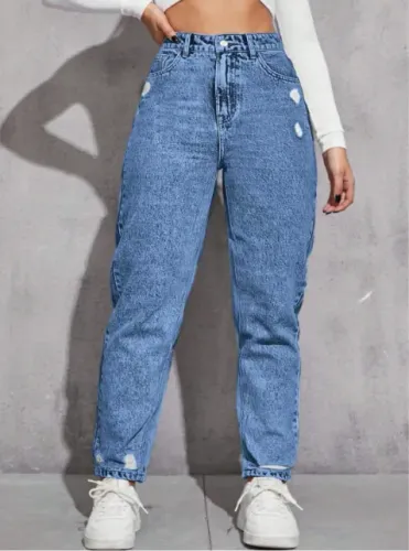 Calça Jeans Casual Plus Size
