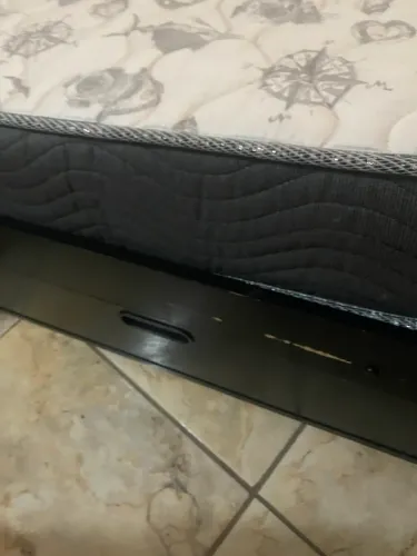 Cama de solteiro com base c/ 2 gavetões e colchão ortobom