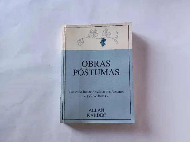 Livro Obras Póstumas - Allan Kardec - 8ª edição - 390 páginas