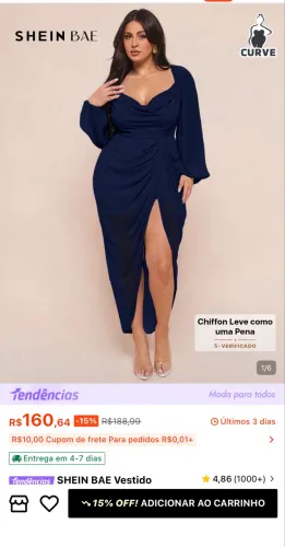 VESTIDO XL - SHEIN