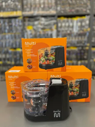 Mini Processador de Alimentos 127V com 100W 350ml Lâminas em Inox Preto Multilaser - CE076