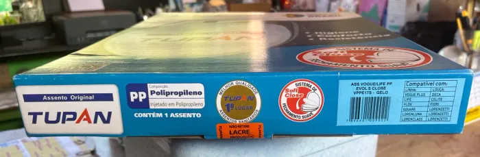 Assento Original Tupan Vogue Plus Life flox soft close