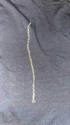 pulseira grumet ouro 18 k
