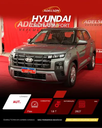 Hyundai Creta Comfort 1.0 TB 12V Flex AUT 2027