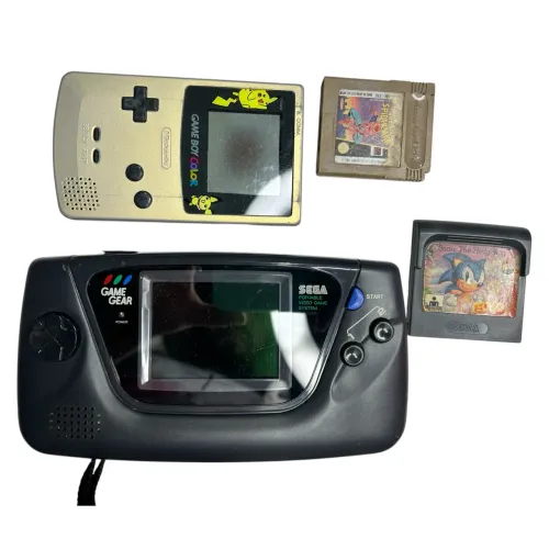 Game boy color pokemon + game gear 