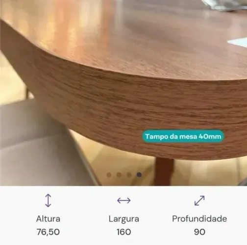 Mesa Avulsa 1.60x90 Estelar - Entrega e Monta